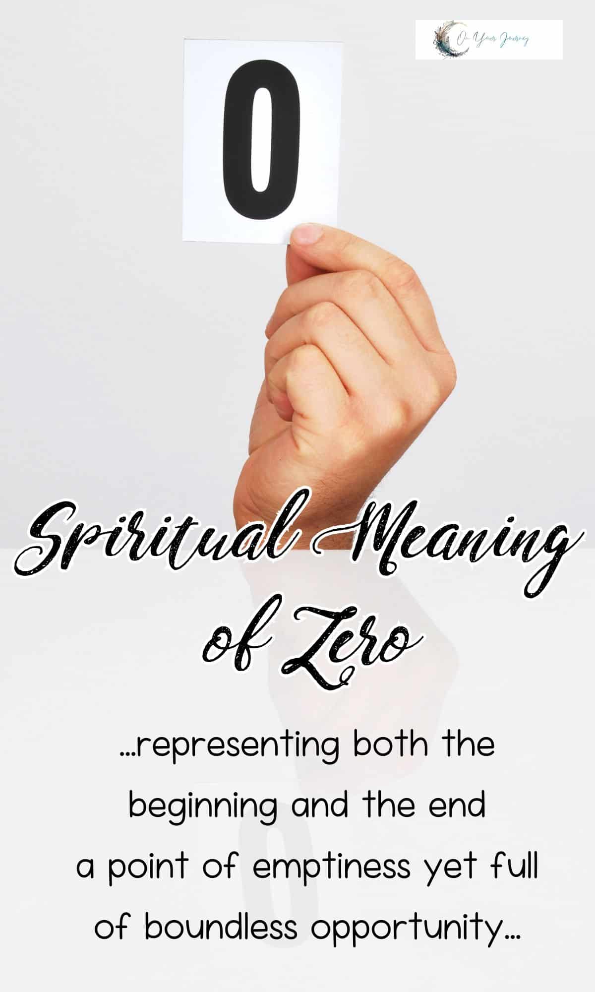 spiritual meaning of zero representing both the beginning and the end