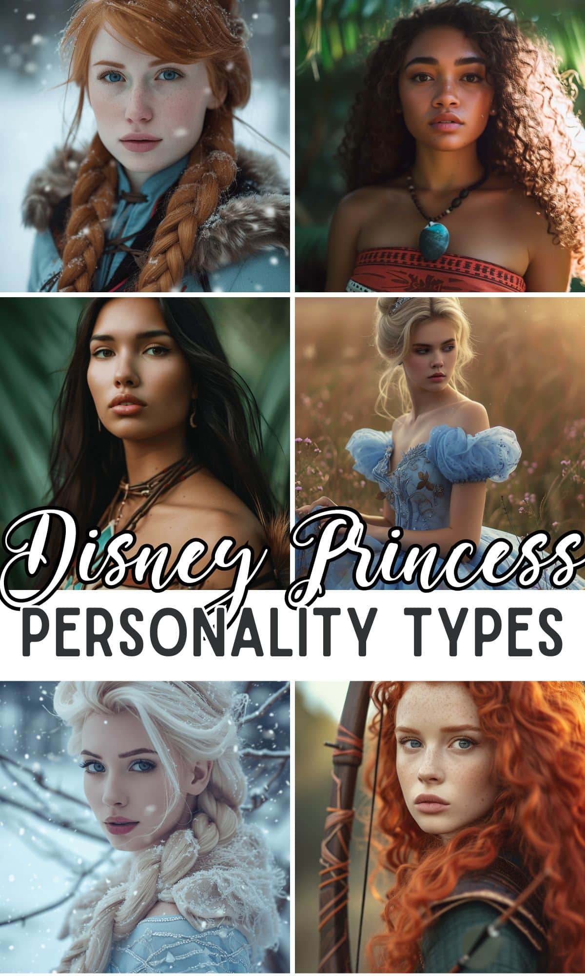 disney princess personality types Myers briggs 