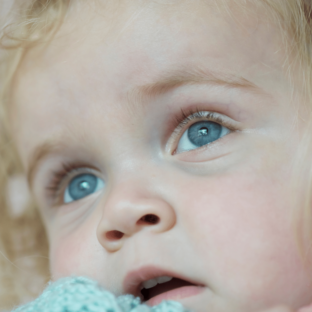 baby staring
