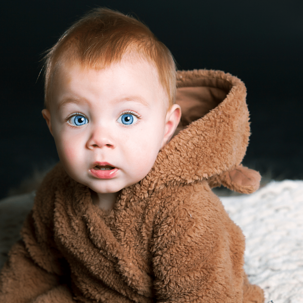 baby staring