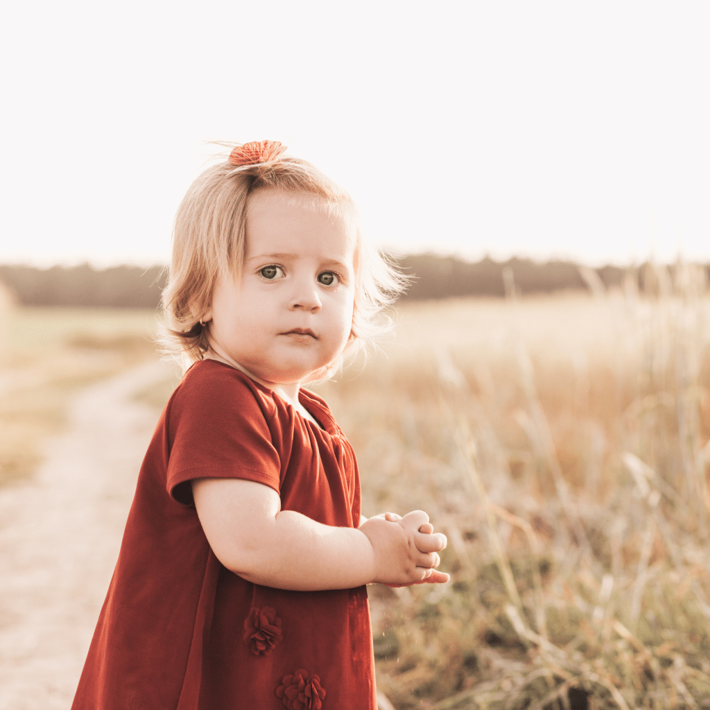 baby staring
