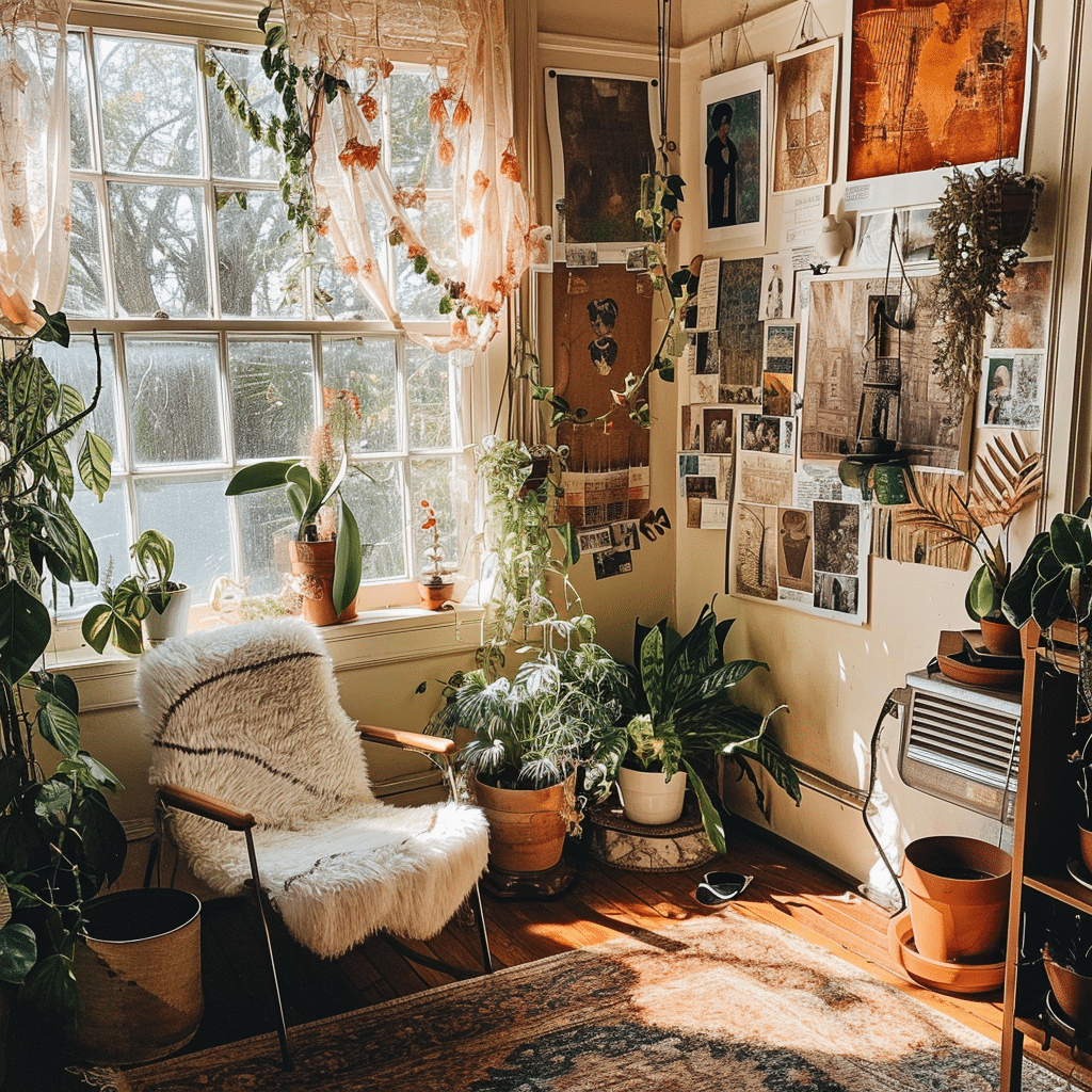 vision board wall
