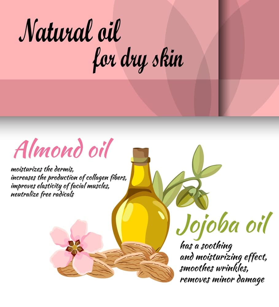 almond oil or jojoba oil 