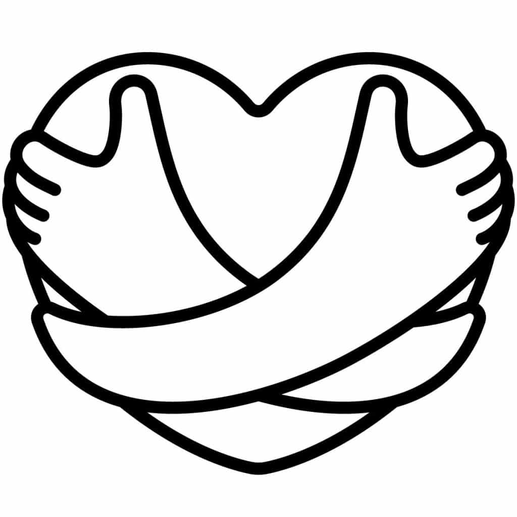self hug symbol