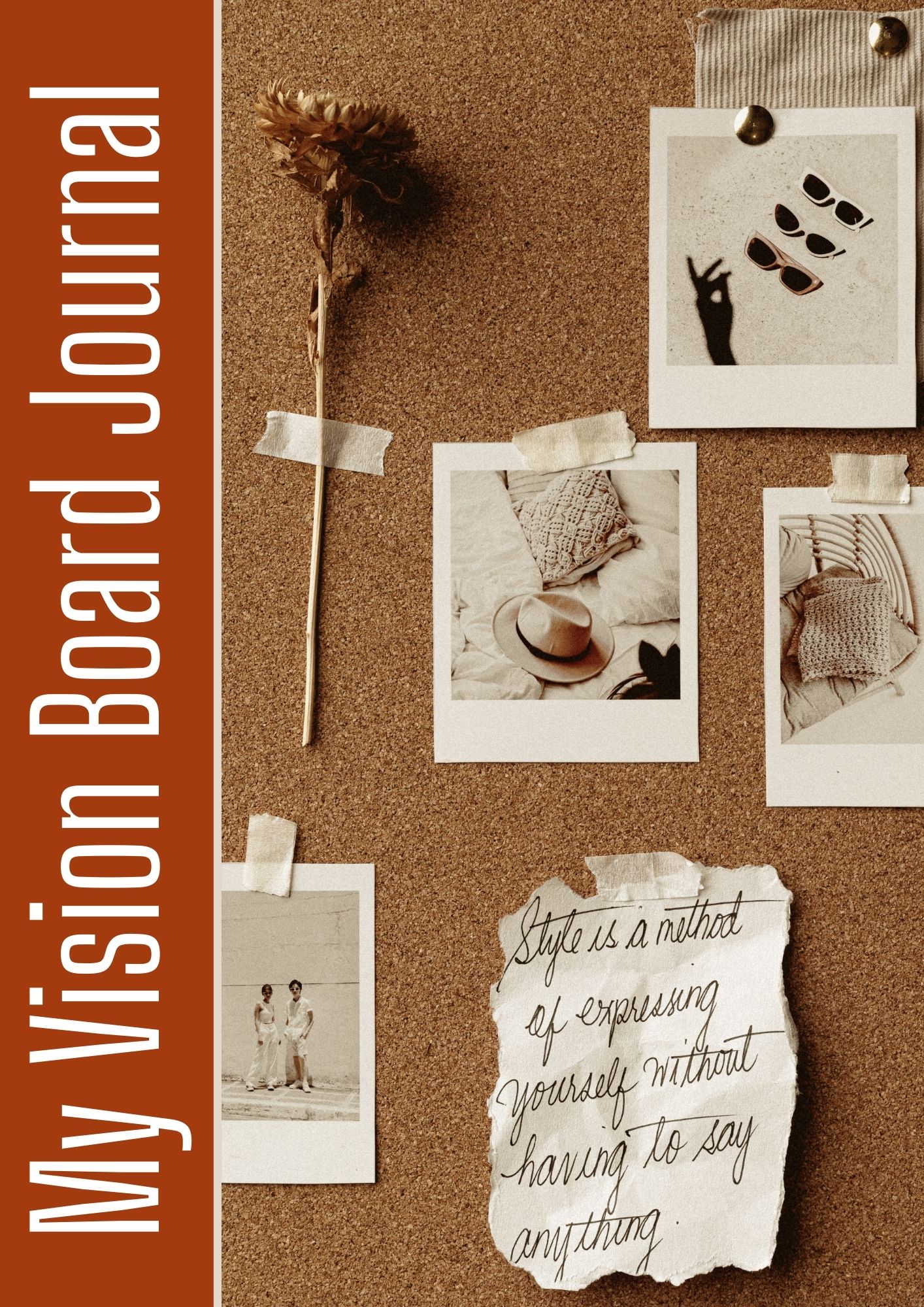 vision board journal cover
