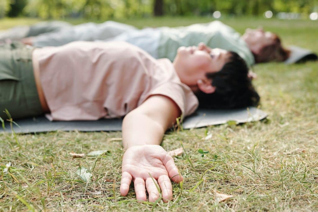 resting outside 