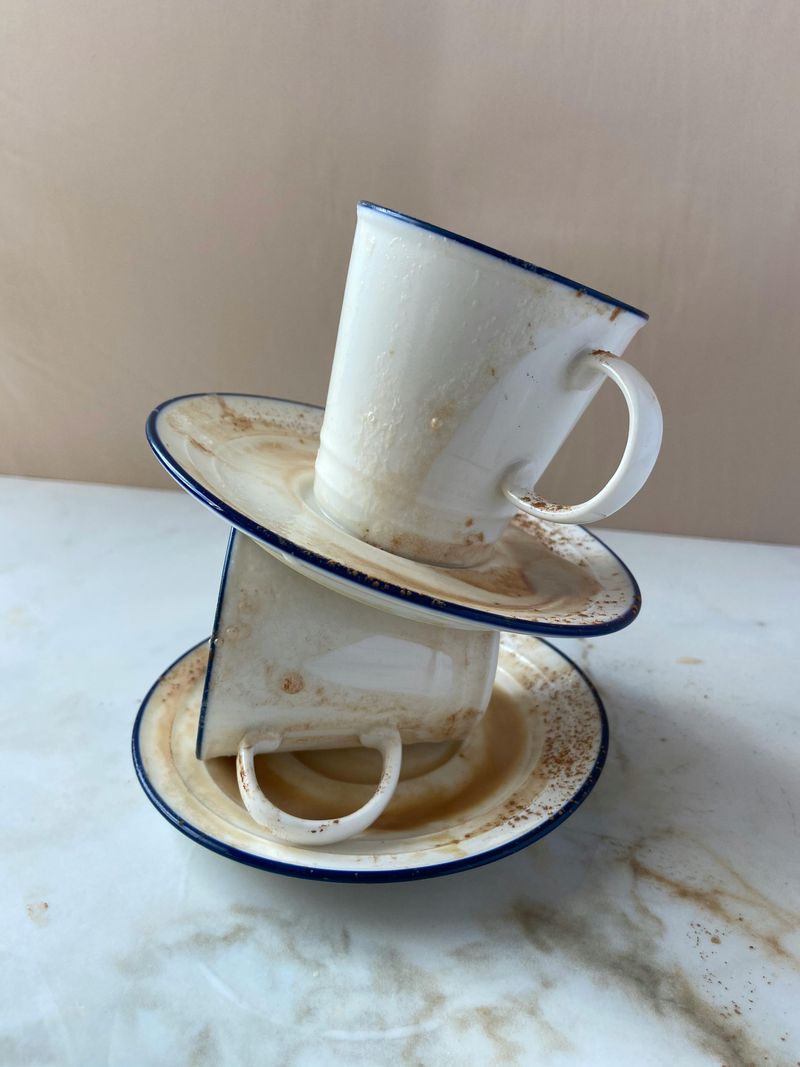 Leaving dirty dishes to 'soak' indefinitely