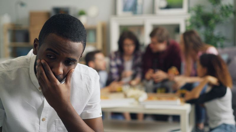 You feel detached from friends