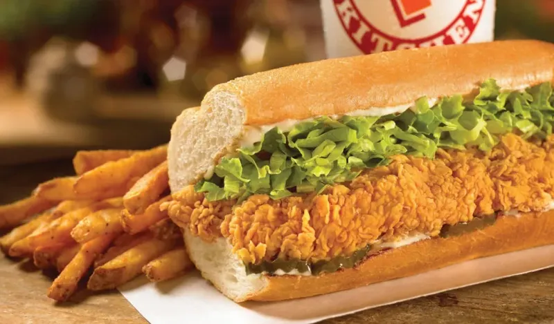 Popeyes Chicken Po' Boy