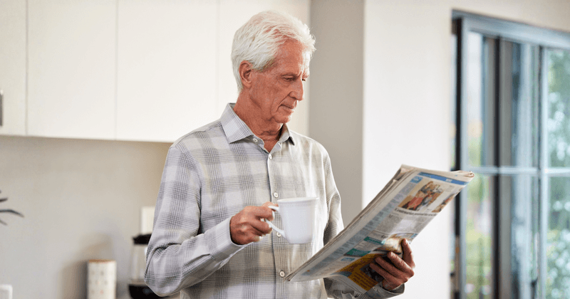 Reading Physical Newspapers Every Single Morning