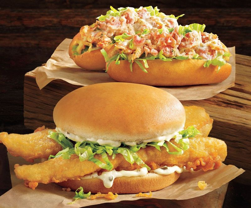 Captain D's Wild Alaskan Pollock Sandwich