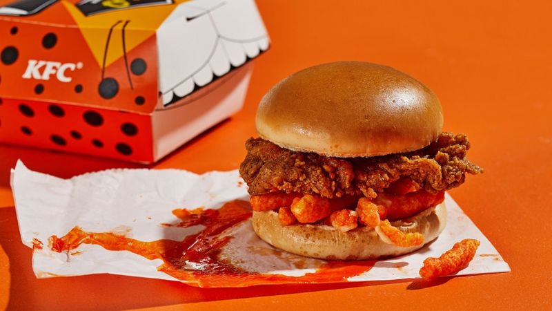 KFC Cheetos Sandwich