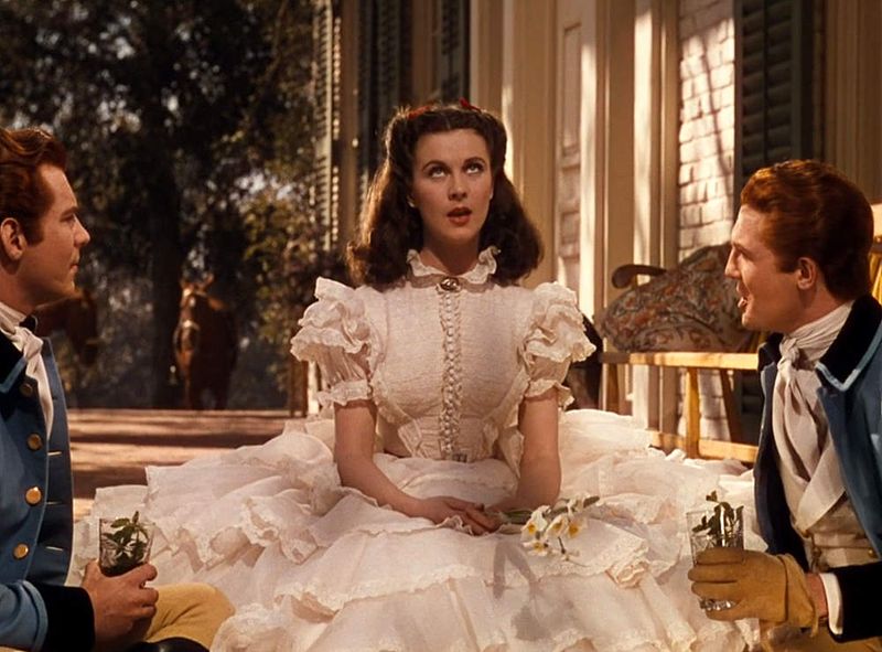 Vivien Leigh as Scarlett O'Hara