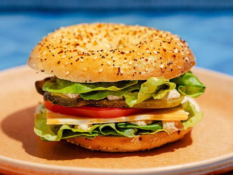 Cheese, Lettuce, and Marmite Sandwich