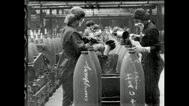 Women Factory Workers During World War I