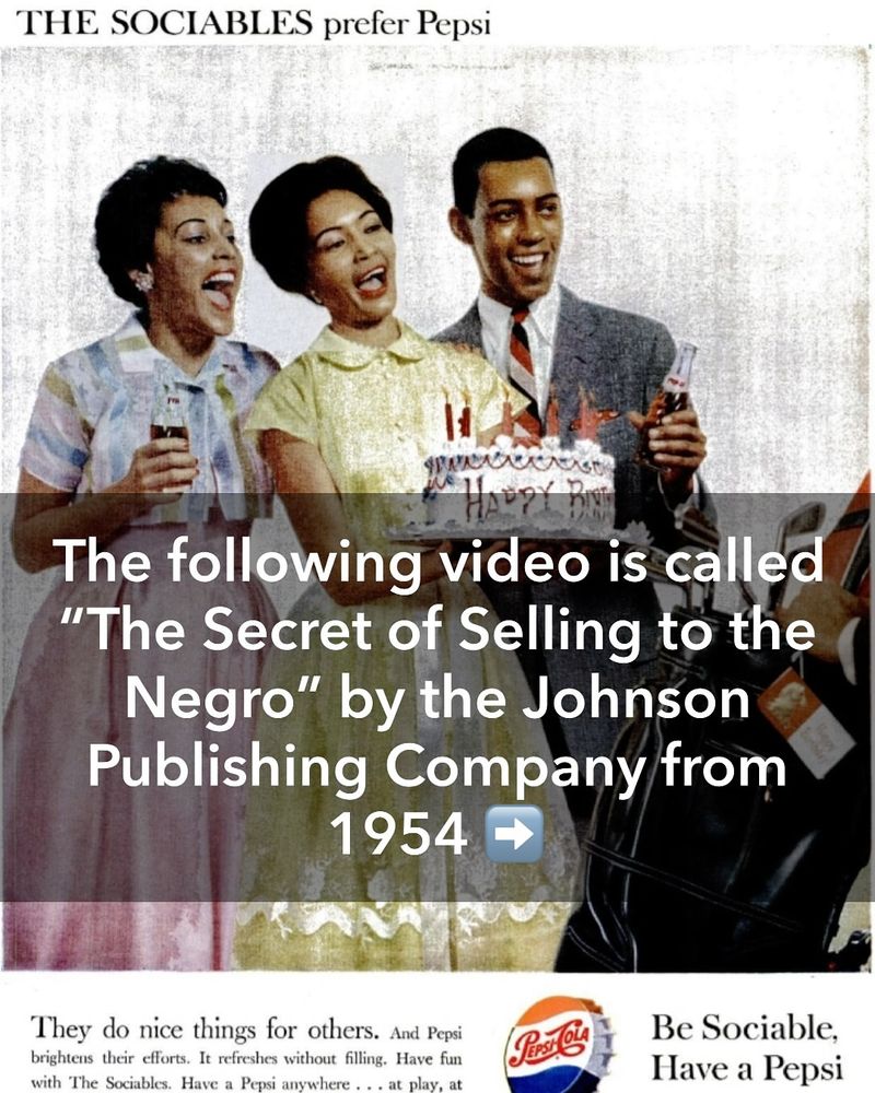 Pepsi Segregation-Era Separate Audience Ads