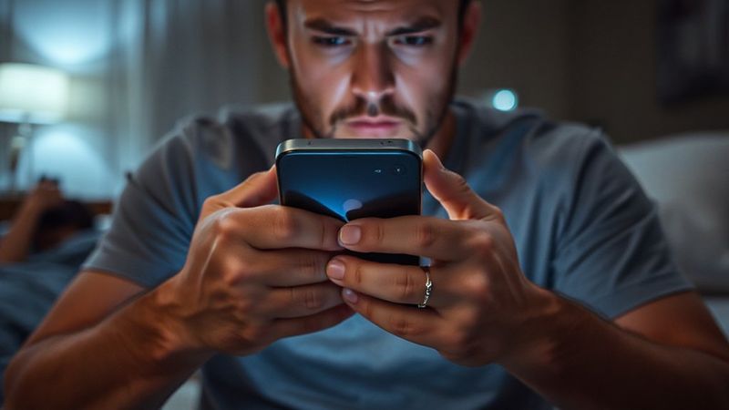 Secretive Behavior Around Phones and Screens