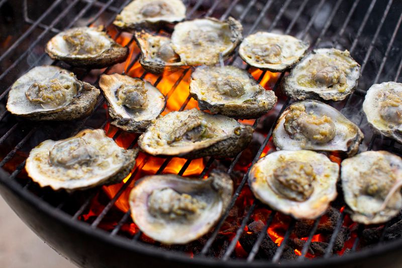 Charbroiled Oysters