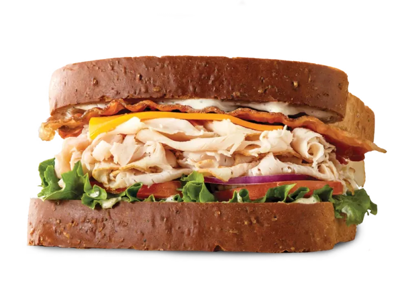 Roast Turkey Ranch and Bacon Sandwich