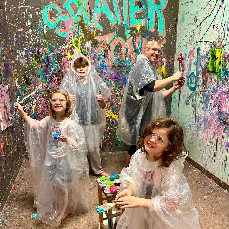 Splatter Painting Room