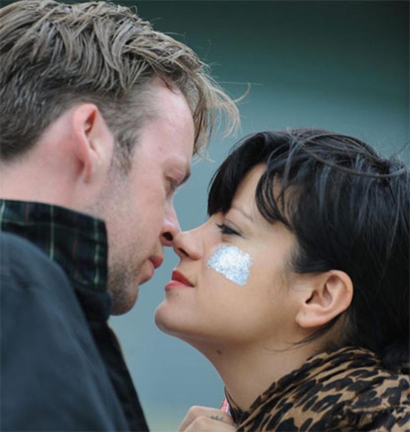 Lily Allen and Ed Simons