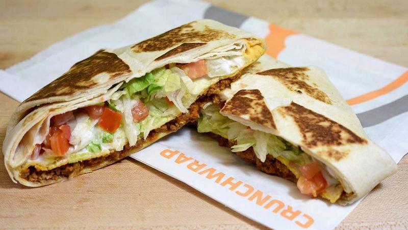 Quesadilla Wrapped Crunchy Taco