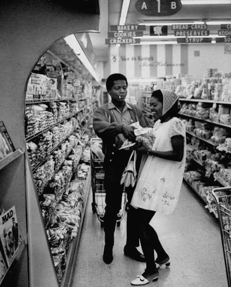 Smoking in the Grocery Store Aisles