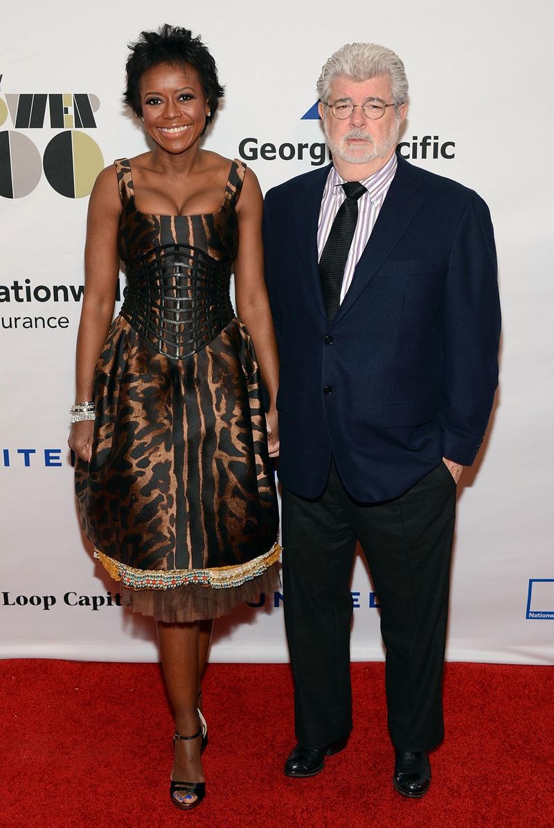 George Lucas and Mellody Hobson