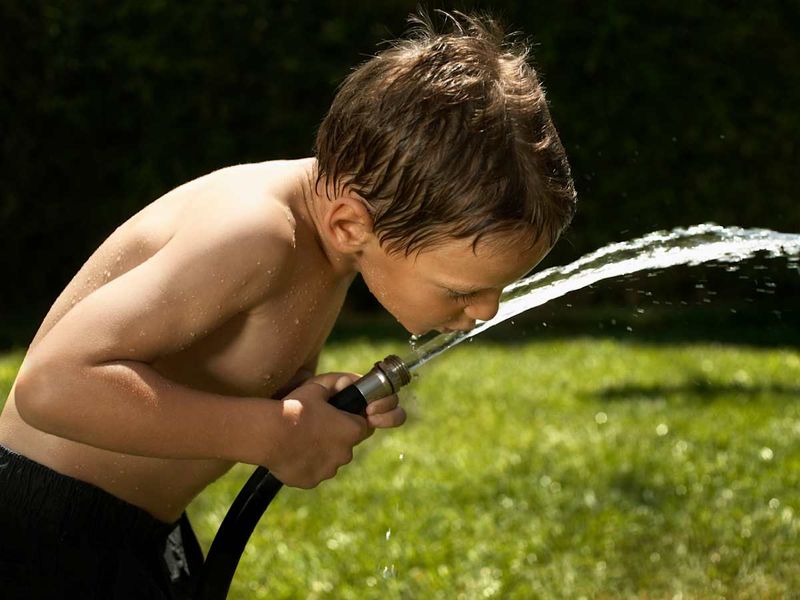 Drinking Straight from the Garden Hose