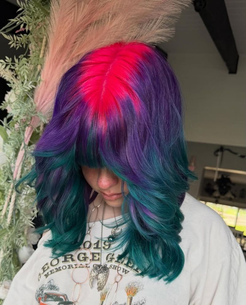 Wild and Neon Hair Colors