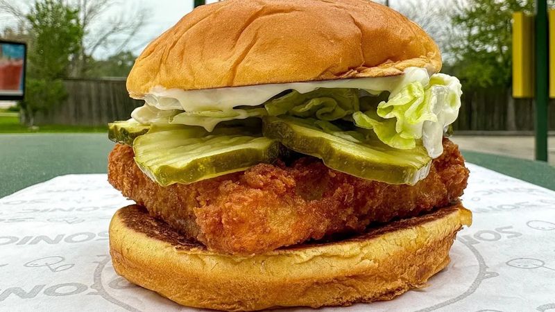 Sonic Drive-In Fish Sandwich
