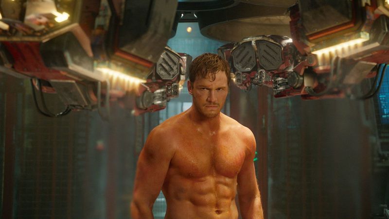 Chris Pratt in Guardians of the Galaxy