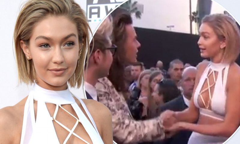 Gigi Hadid's Confusing Greeting With One Direction