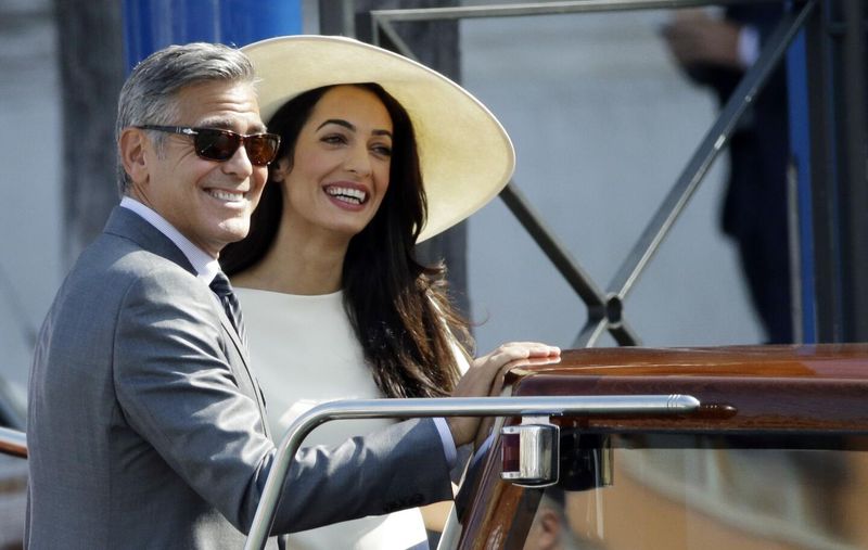 George Clooney and Amal Clooney