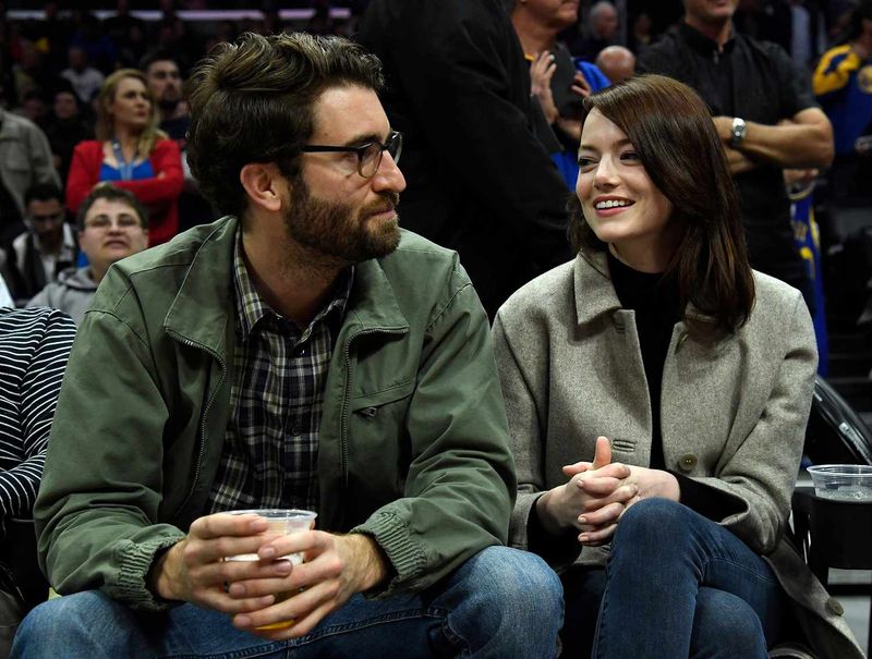 Emma Stone and Dave McCary