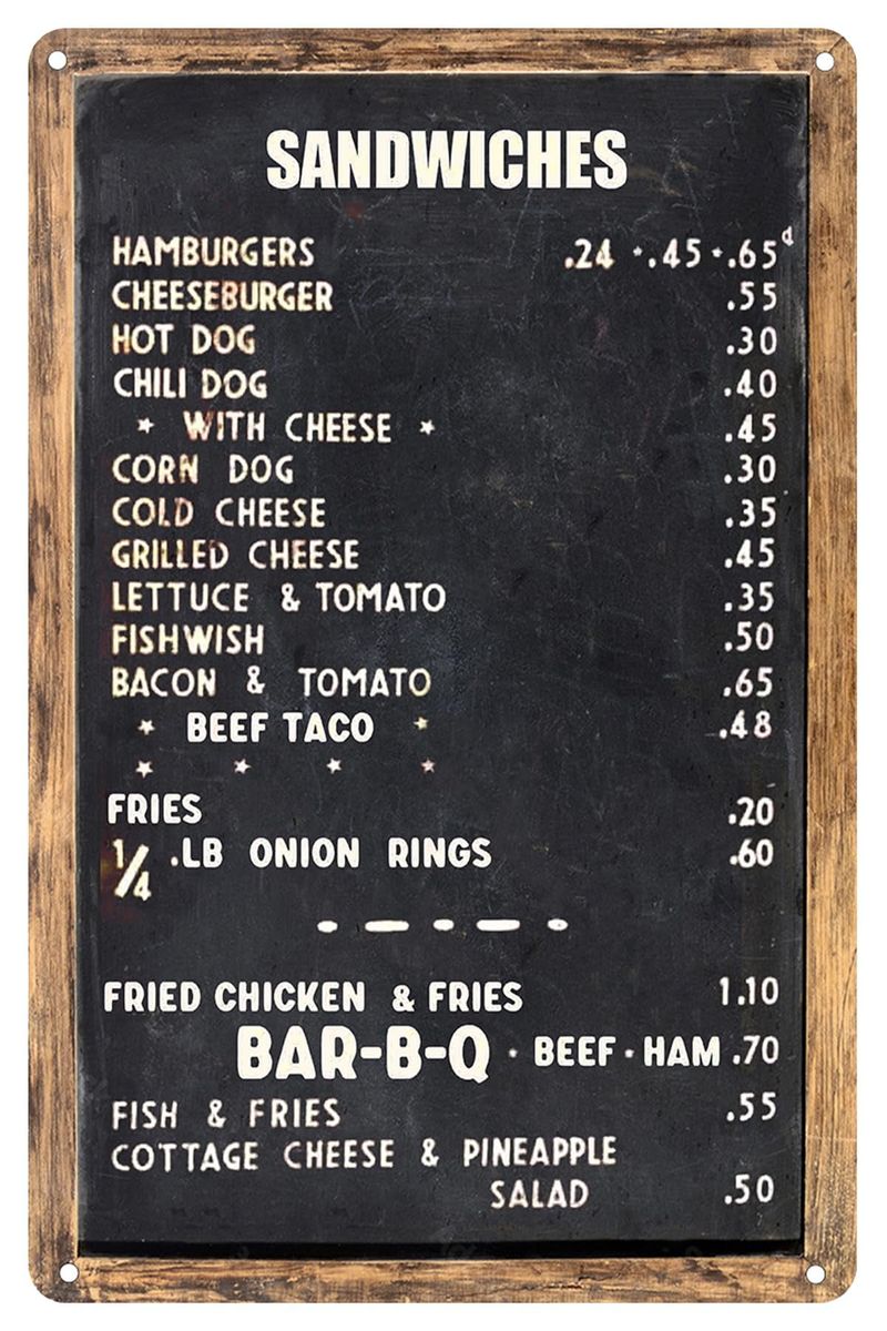 Hand-Painted Price Signs and Chalkboards
