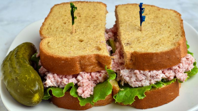 Mock Ham Salad Sandwich