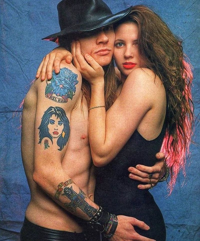 Axl Rose and Erin Everly