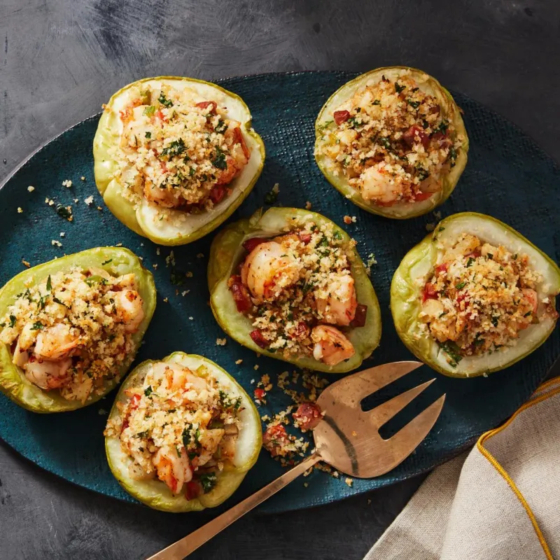 Seafood Stuffed Mirliton