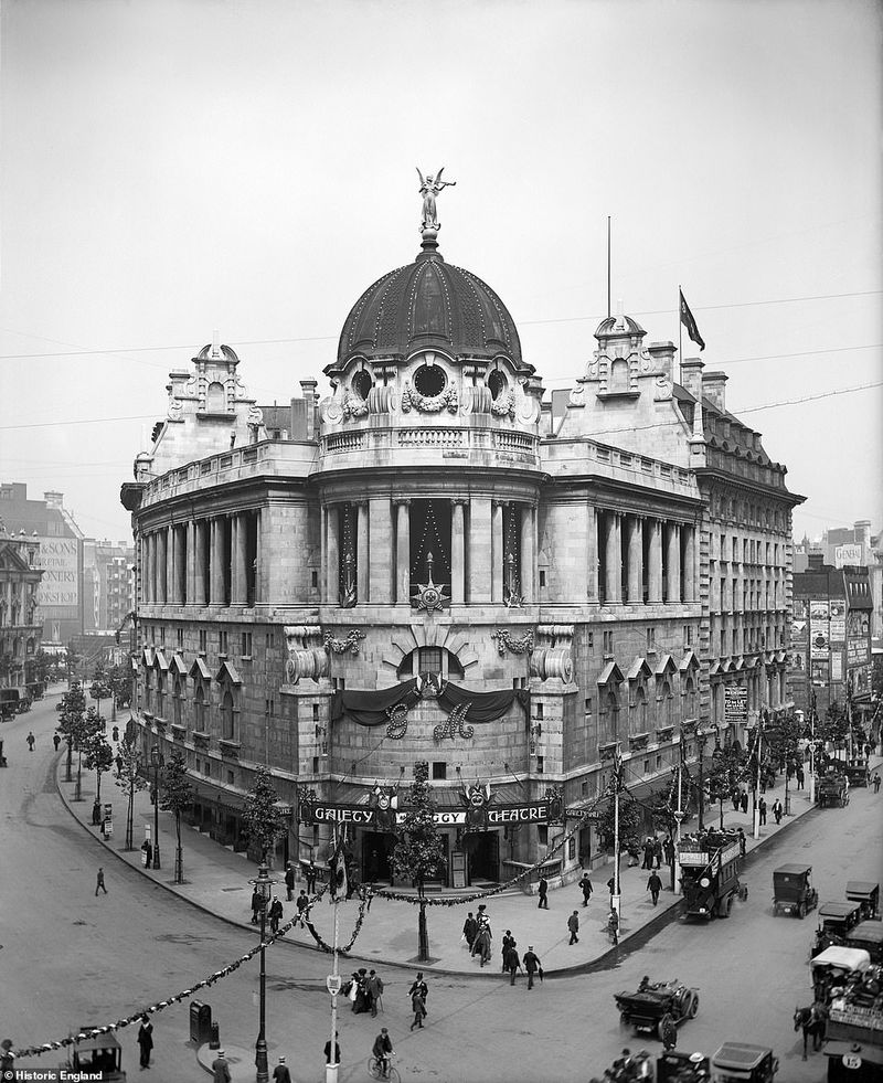 A Busy Market Street in London (1890s)