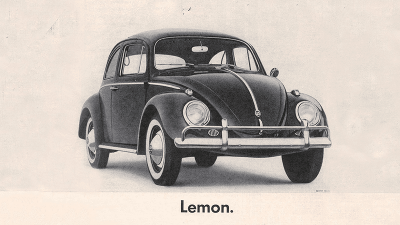 Volkswagen Lemon Ad – Mocking Safety Standards