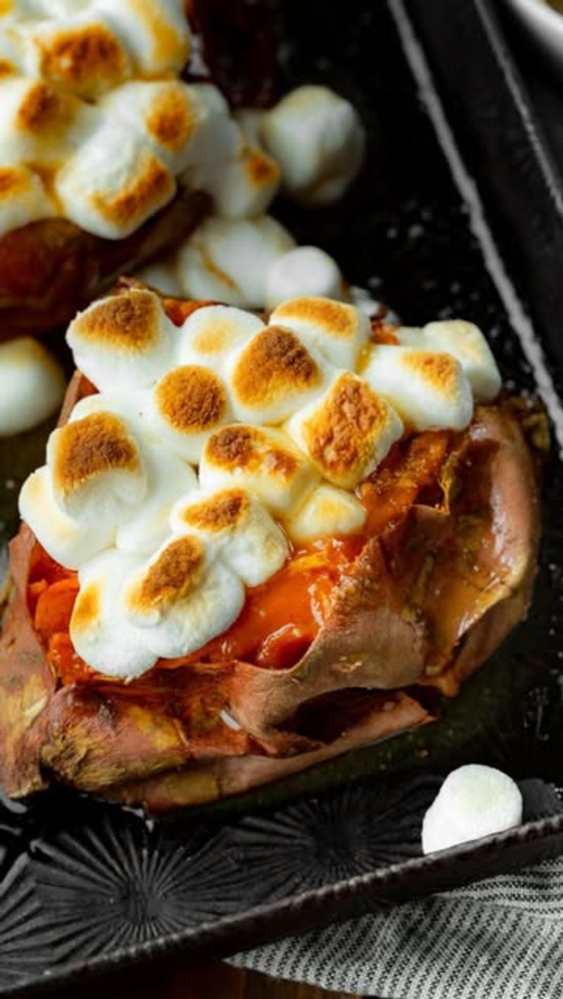 Sweet Potato Casserole with Marshmallows