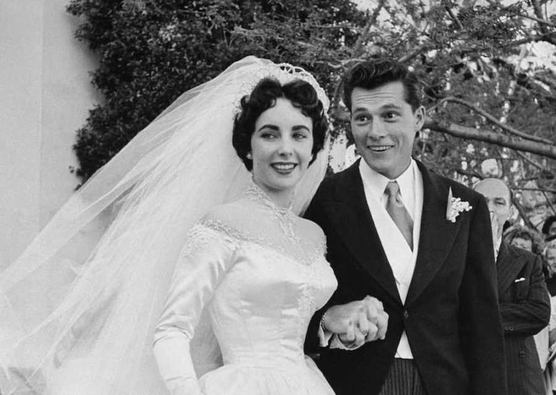 Elizabeth Taylor and Conrad Hilton Jr.