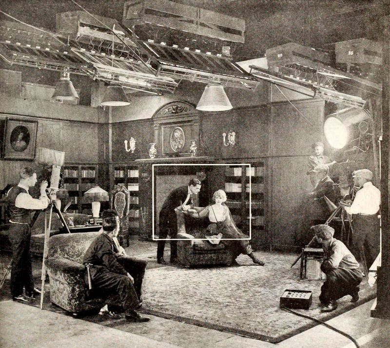 Early Hollywood Silent Film Sets