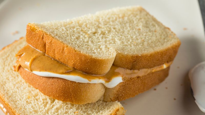 Peanut Butter and Mayonnaise Sandwich