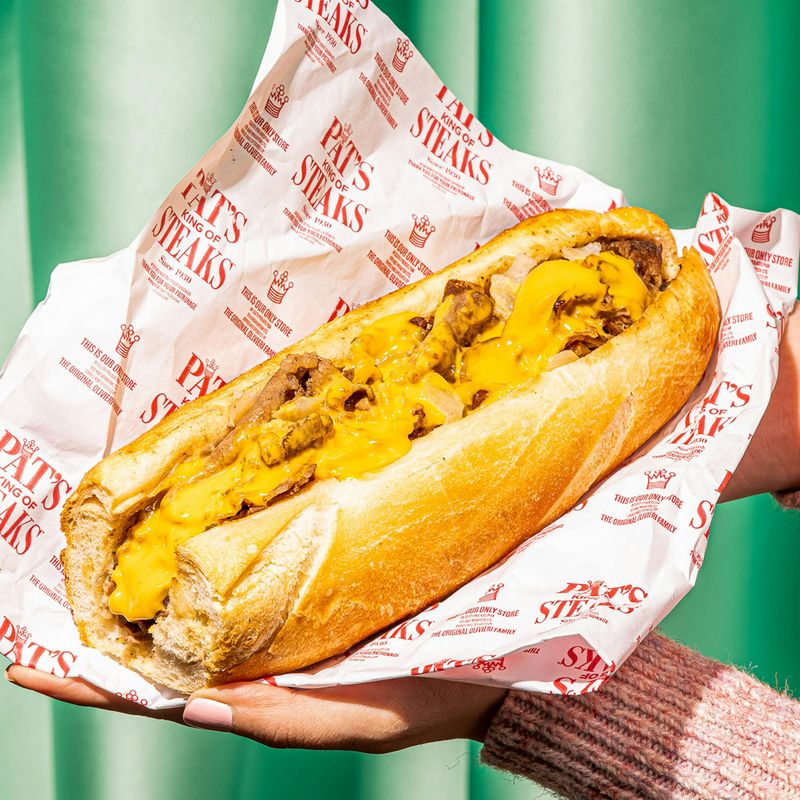 Cheesesteak at Pat's King of Steaks, Philadelphia