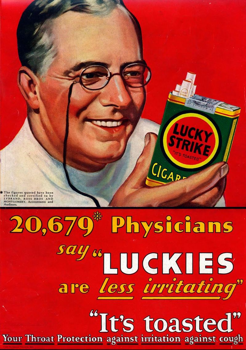 Lucky Strike Cigarette Ads – Doctor Endorsed