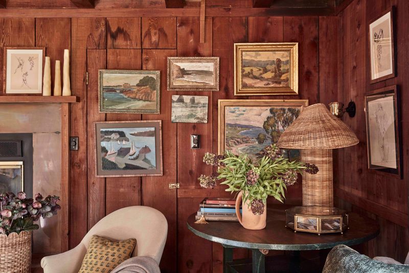 Wood Paneling on the Walls