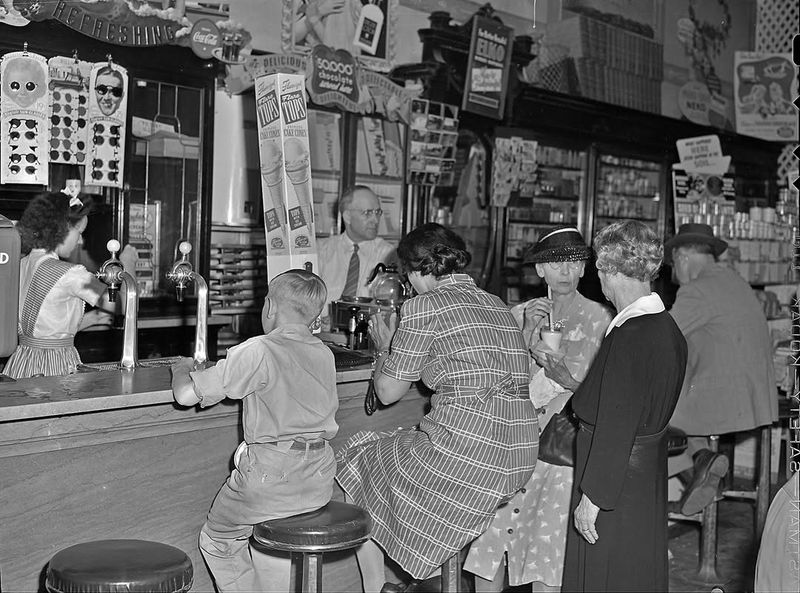 Soda Bars Inside the Supermarket