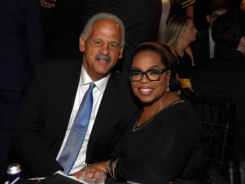 Oprah Winfrey and Stedman Graham
